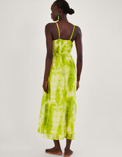 Dalila Tie Dye Dress, Green (BRIGHT GREEN), large