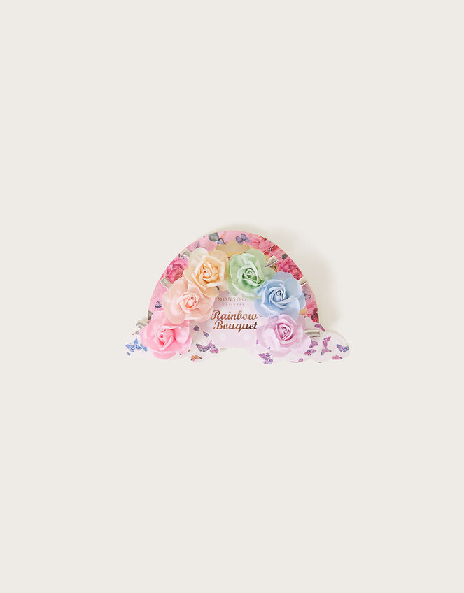 Rainbow Bow-Quet Hair Clips 6 Pack, , large
