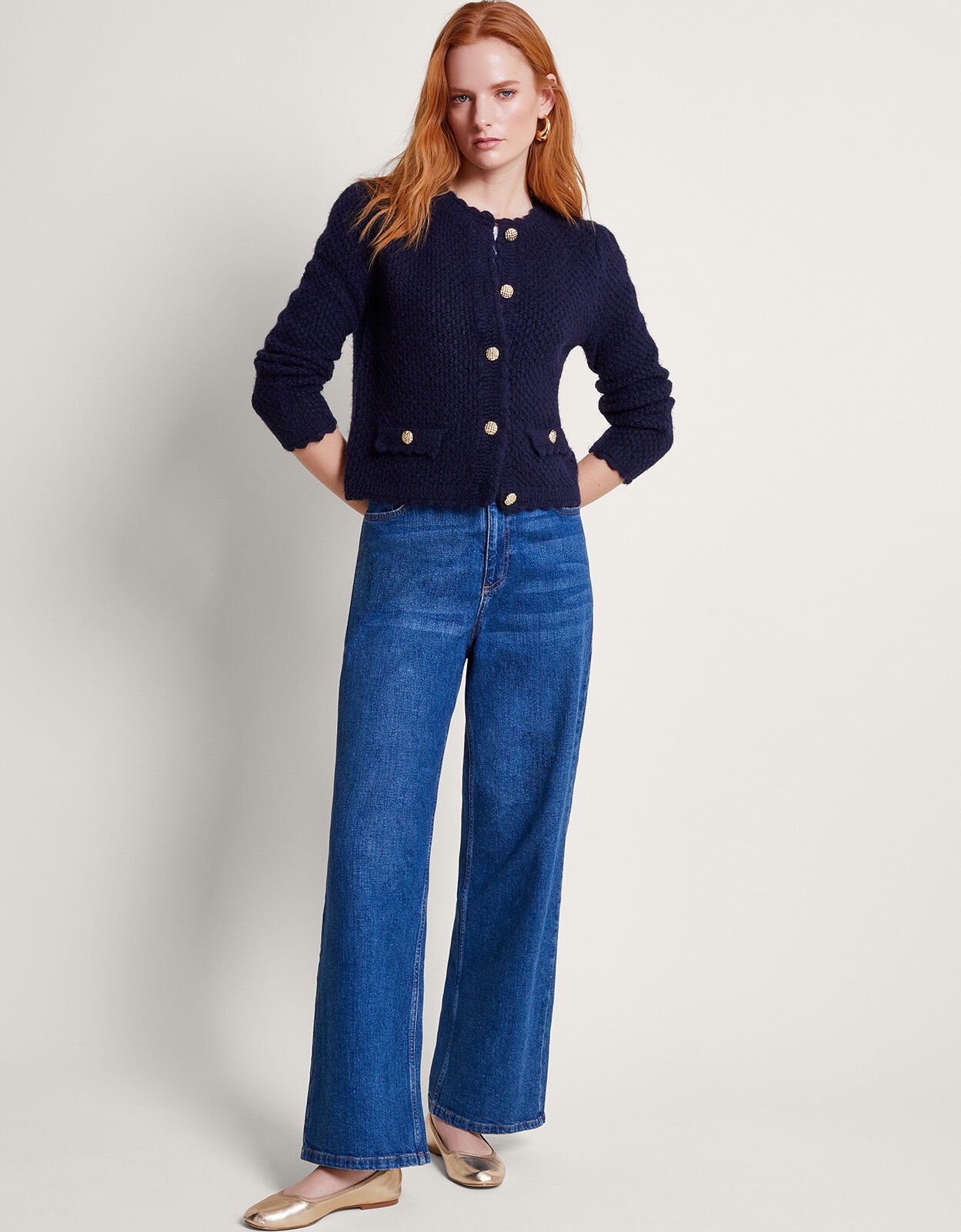 Monsoon blue cardigan online