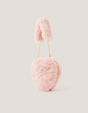 Fluffy Heart Bag, , large