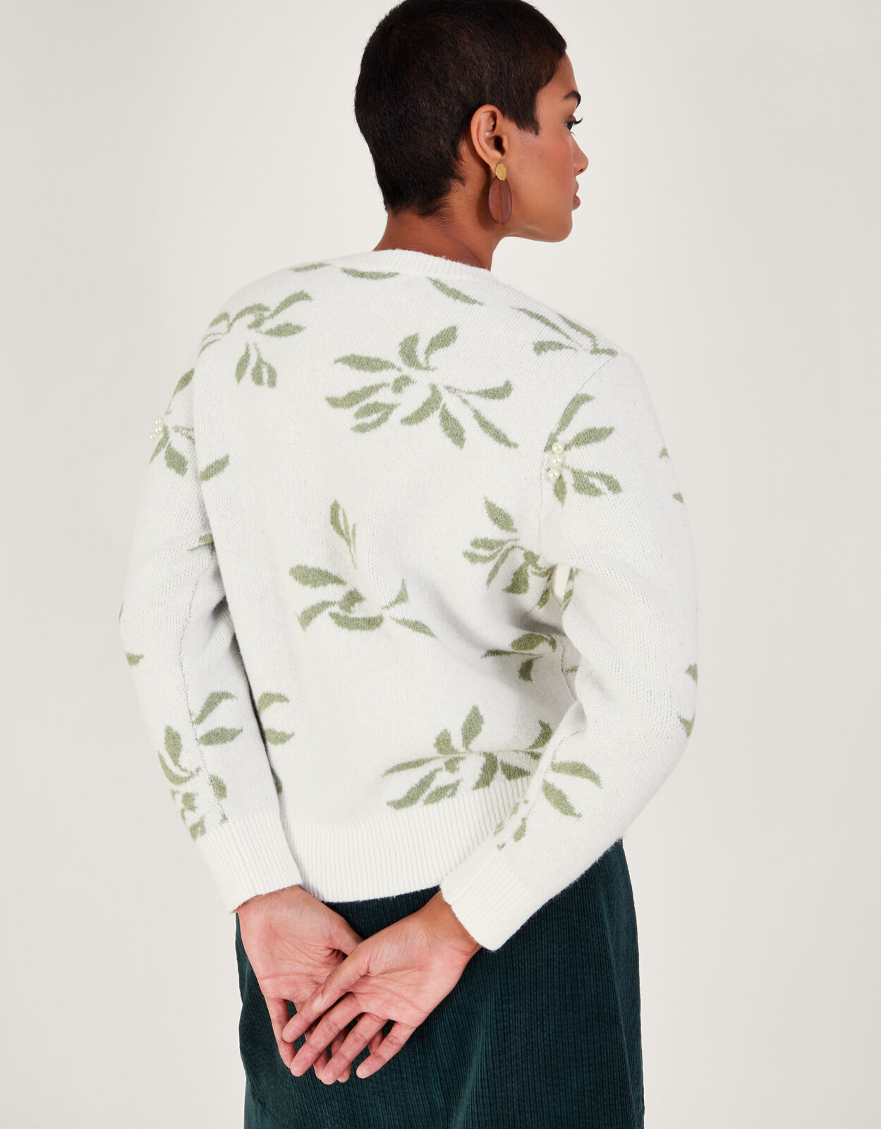 Mia Mistletoe Jumper Ivory