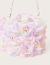 Tie Dye Bloom Flower Basket Bag, , large