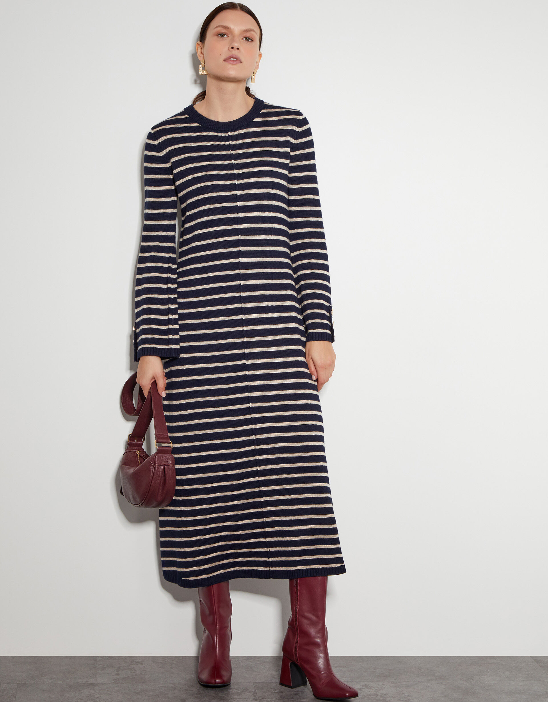 Monsoon knitted jumper dress 2025
