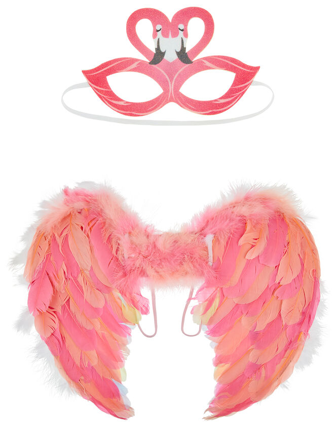 Reversible Flamingo and Swan Dress-Up Set, , large