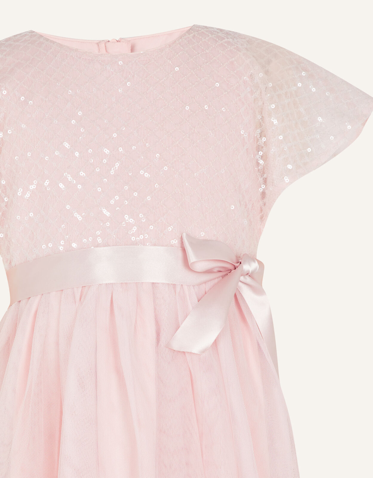 Truth Cape Sleeve Dress Pink