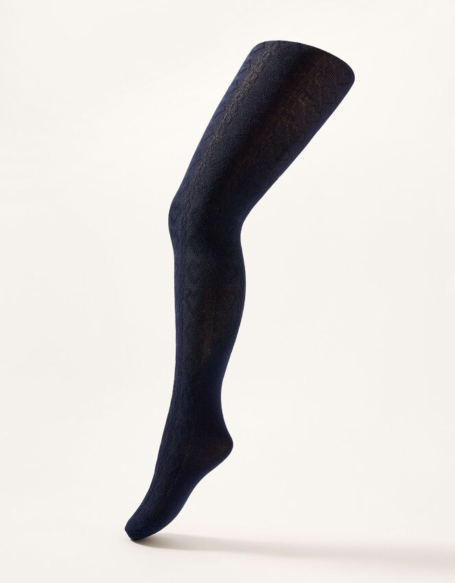 Cable Knit Tights Set of Two, Multi (MULTI), large