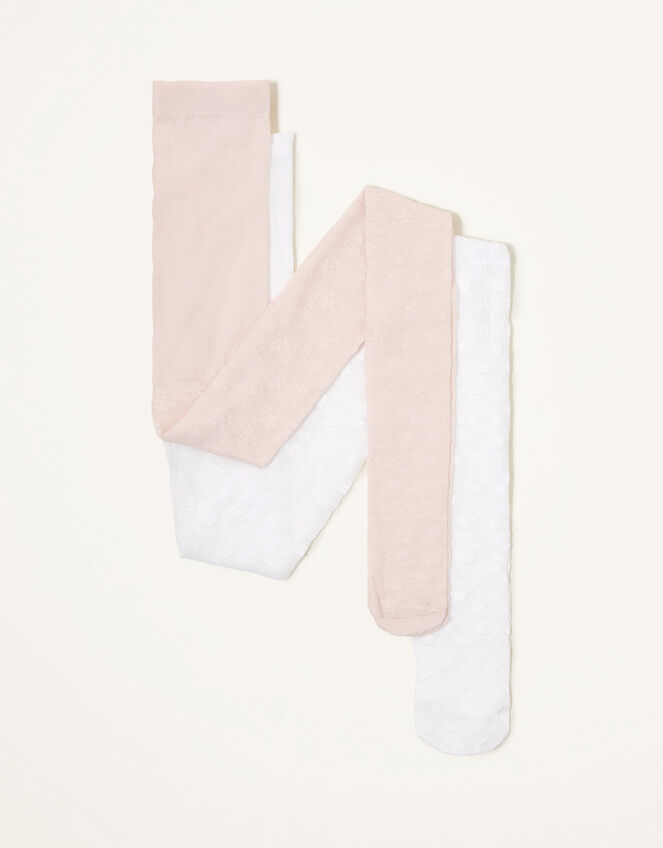 2-Pack Floral Lace Tights, Multi (MULTI), large