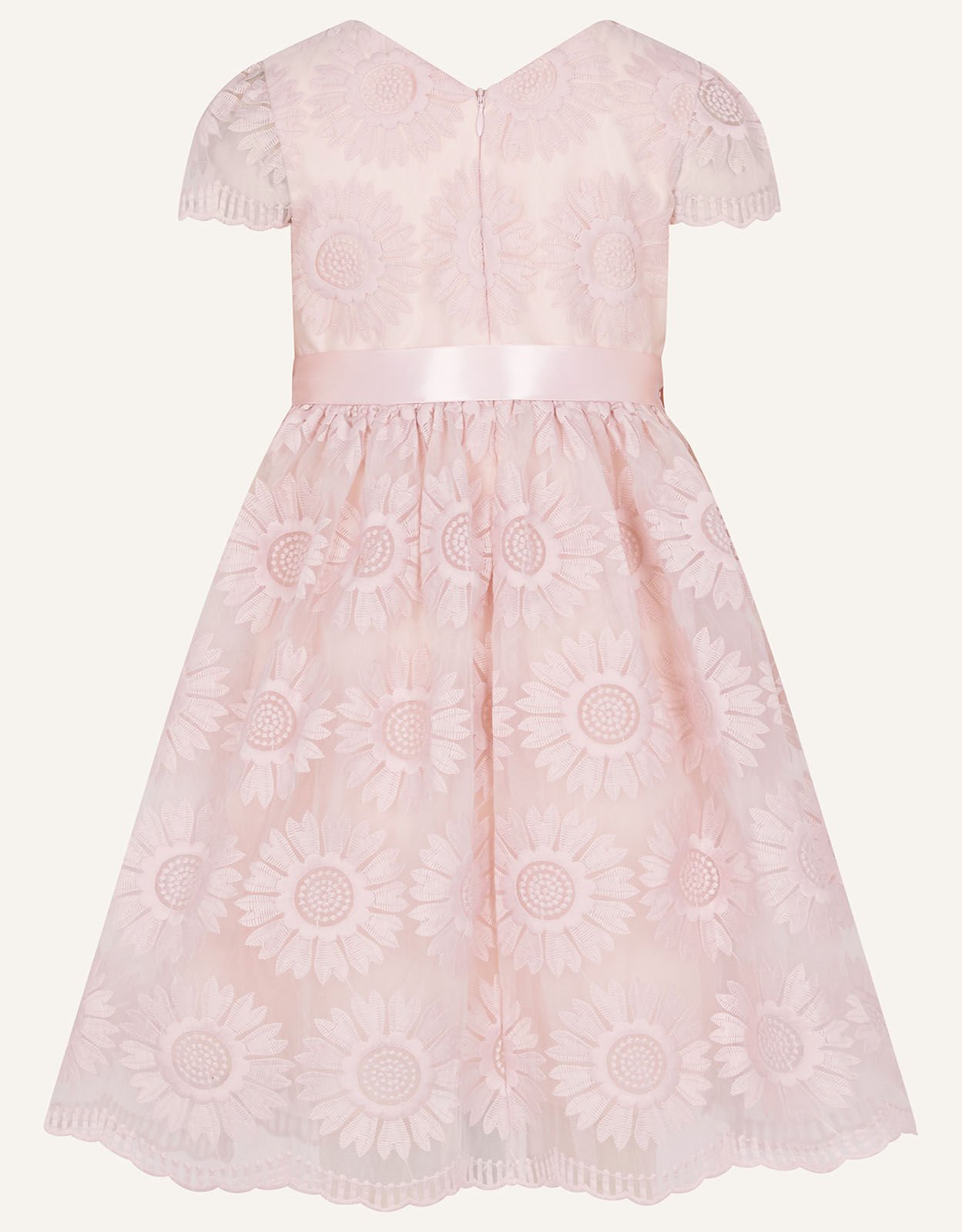 Estella Embroidered Dress Pink