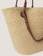 Callie Thorpe x Monsoon Straw Tote Bag, , large