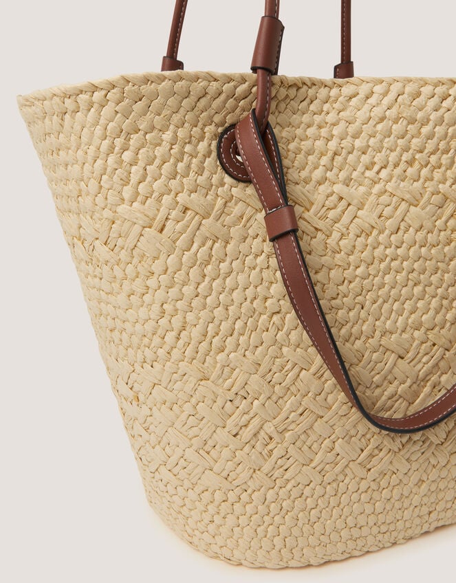 Callie Thorpe x Monsoon Straw Tote Bag, , large