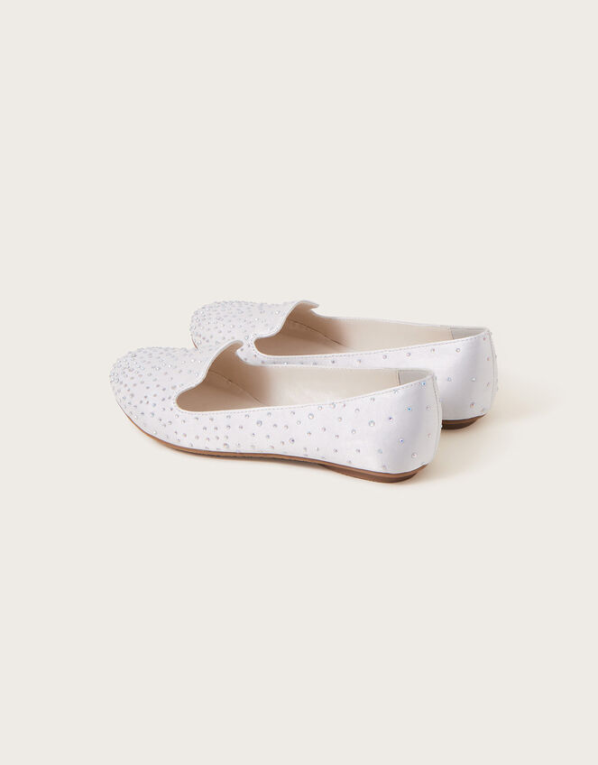Jewel Slipper Shoes, Ivory (IVORY), large