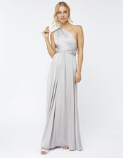 Monsoon- Multiway Maxi Dress , Silver (SILVER), large