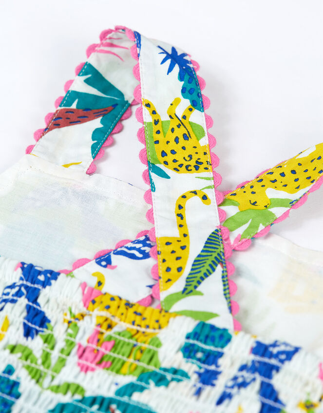Frugi Jungle Print Dress, Multi (MULTI), large