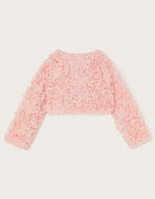 3D Rose Cropped Jacket, Pink (PINK), large