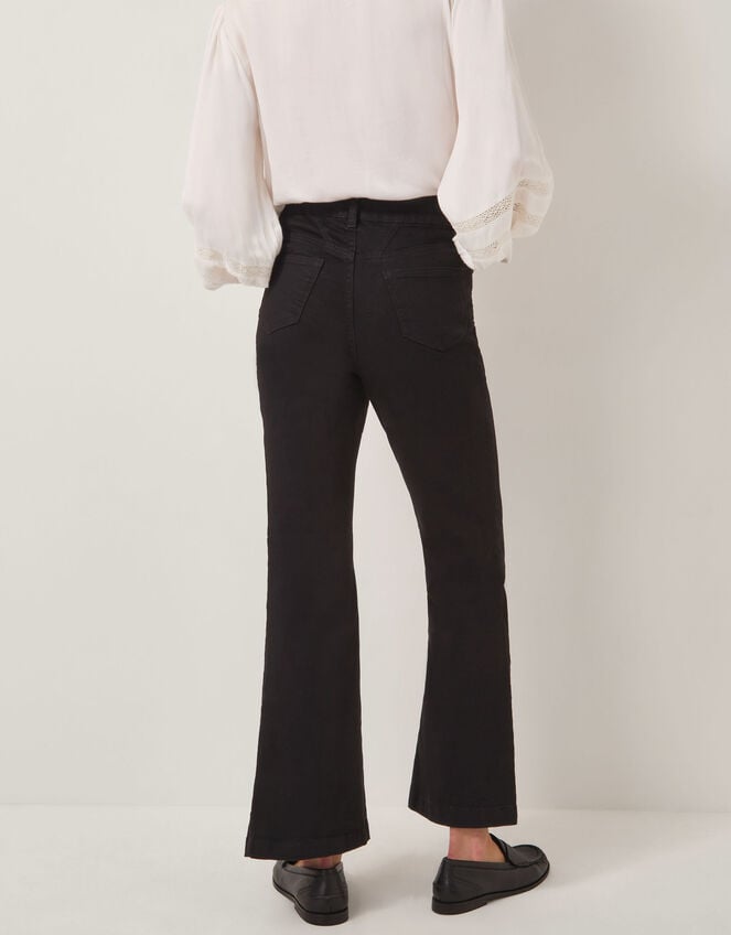 Cassie Kick Flare Jeans, Black (BLACK), large