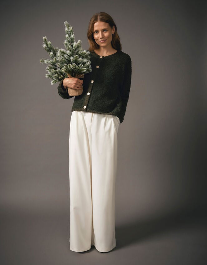 Willow Wide Leg Trousers, Ivory (IVORY), large