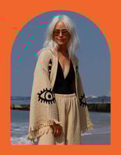 Meraki Beach Eye Kimono Two-Piece, , large
