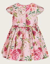 Baby Floral Jacquard Dress, Pink (PINK), large