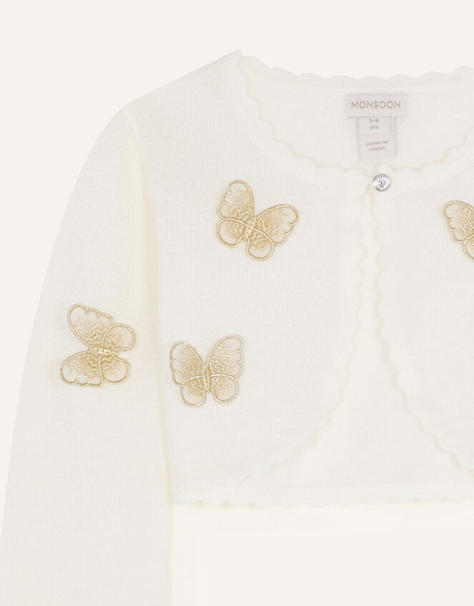 Butterfly Cardigan, Ivory (IVORY), large