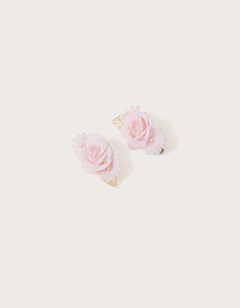 Blossom Floral Hair Clips Set of Two, , large