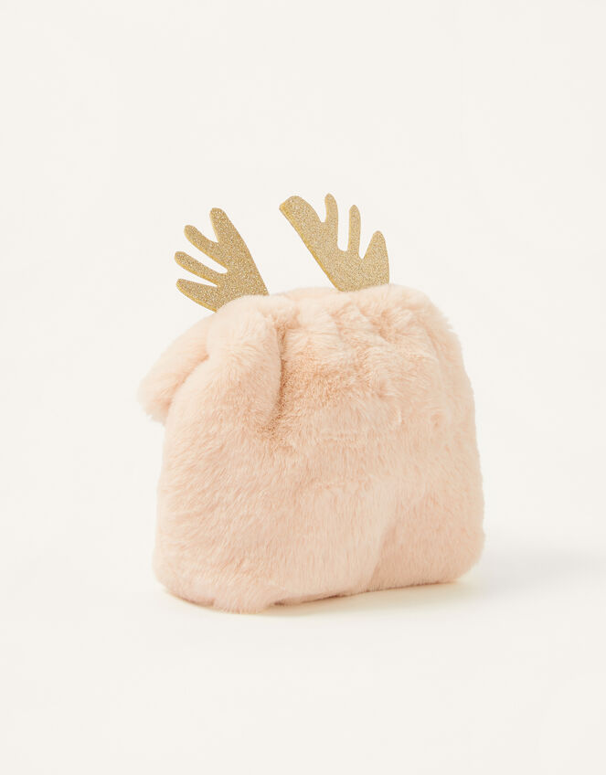 Reindeer Fluffy Bag, , large