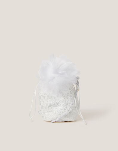 Pom-Pom Bridesmaid Pouch Bag, , large