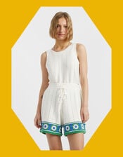 Chinti & Parker Hand Crochet Shorts , Multi (MULTI), large