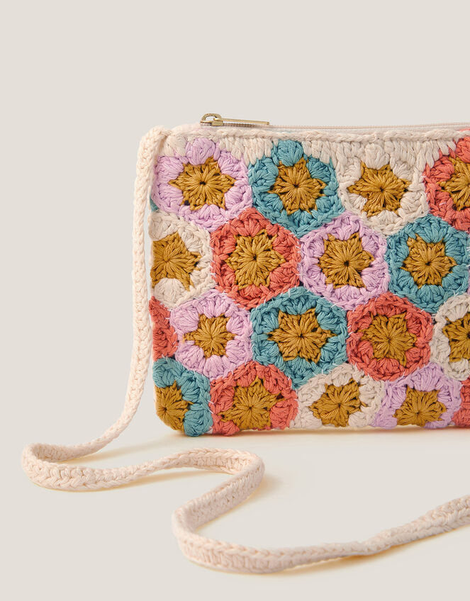 Flower Crochet Bag, , large