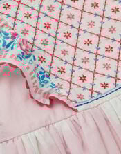 Resort Scene Smock Dress, Ivory (IVORY), large