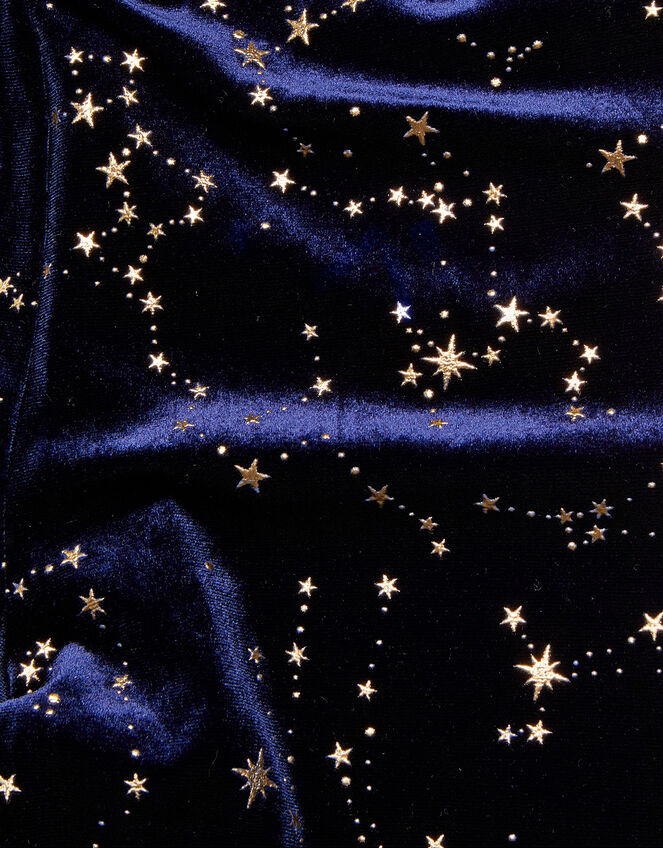 Cosmic Velvet Jumpsuit, Blue (NAVY), large