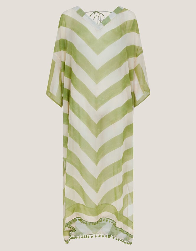 Sorcha Chevron Stripe Kaftan Dress, , large