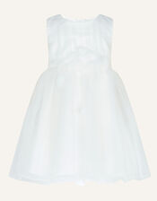 Baby Glitter 3D Dress, Ivory (IVORY), large
