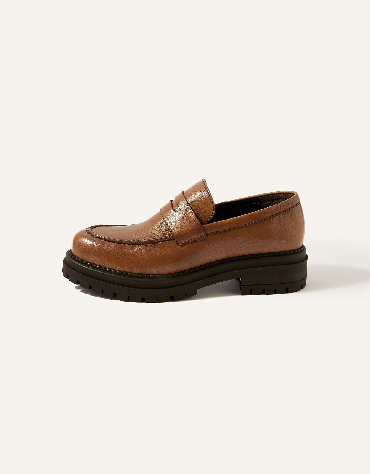 Tan soft leather loafers womens on sale
