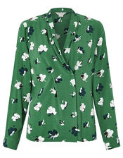 Aoife Floral Blouse, Green (GREEN), large