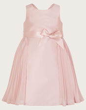 Baby Polly Pleated Bridesmaids Dress, Pink (PINK), large