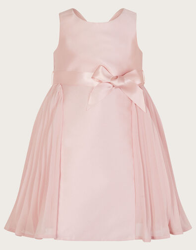 Baby Polly Pleated Bridesmaids Dress Pink, Pink (PINK), large