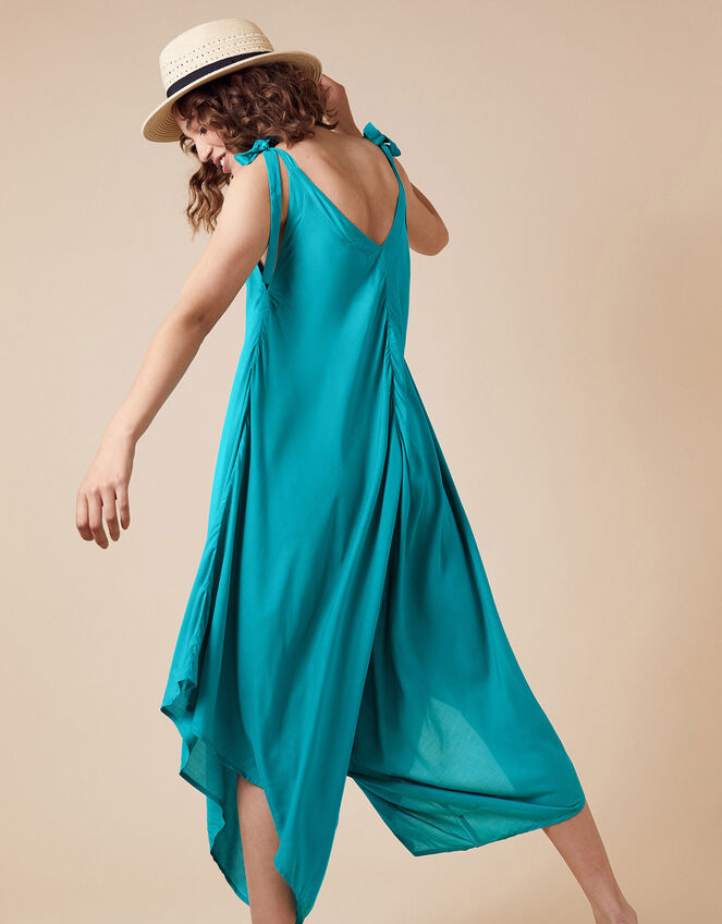 Relaxed Romper in LENZING��� ECOVERO���, Blue (TURQUOISE), large