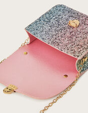Rainbow Glitter Mini Satchel Bag, , large