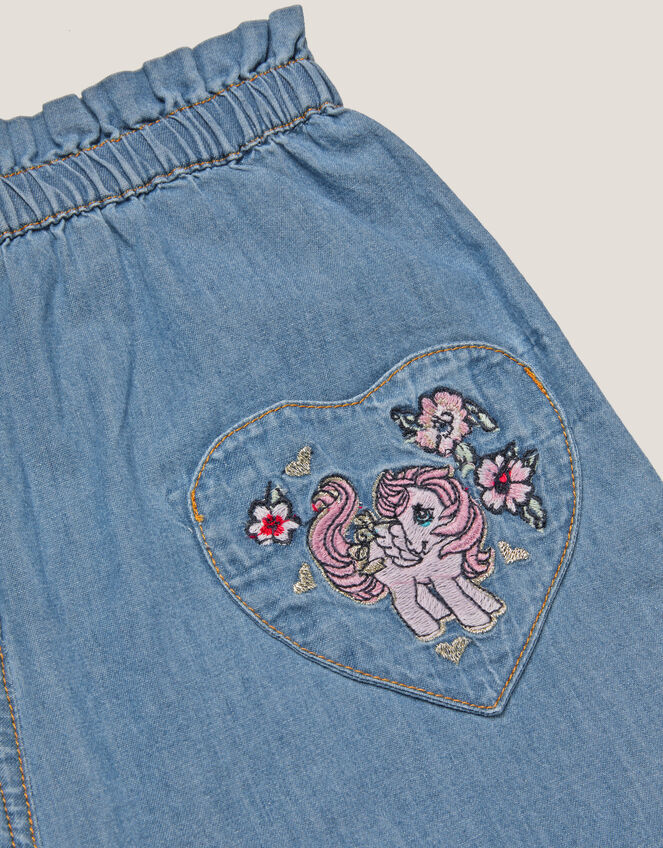 Monsoon x My Little Pony Chambray Trousers, Blue (BLUE), large