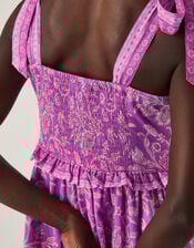 Jemima Floral Midi Sundress, Purple (LILAC), large