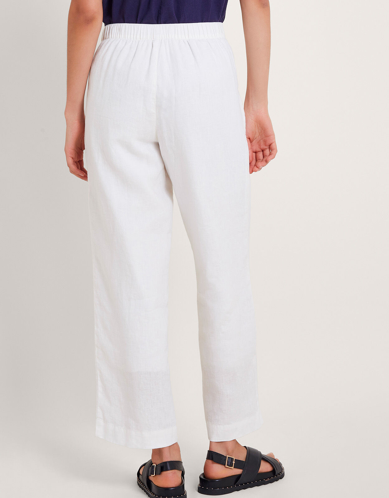 Monsoon linen trousers shop