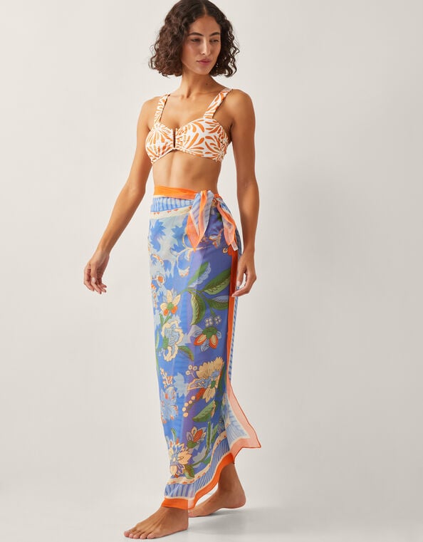 Helena Floral Print Sarong, , large