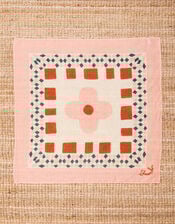 FRNCH Yumbilla Print Square Cotton Scarf, , large