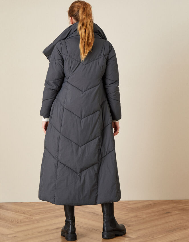 Mackenzie Padded Maxi Coat, Grey (CHARCOAL), large