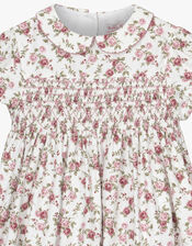Trotters Arabella Smocked Dress, Pink (PINK), large