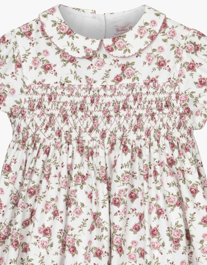 Trotters Arabella Smocked Dress, Pink (PINK), large