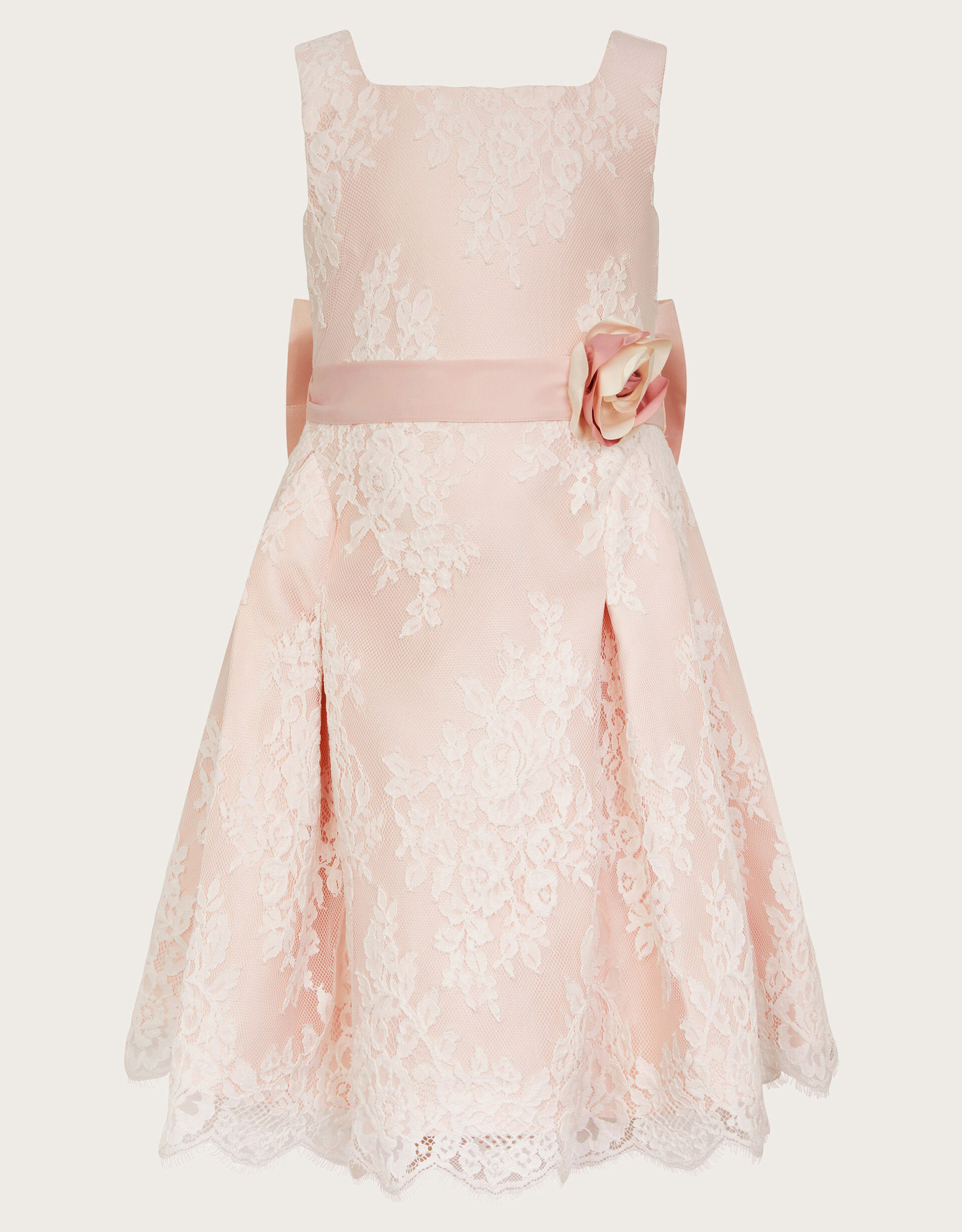 Valeria Lace Dress Pink Girls Dresses Monsoon ROI