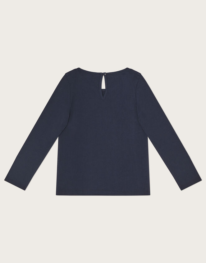 Nutcracker Long Sleeve Top, Blue (NAVY), large