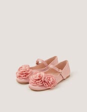 Corsage Mary Jane Ballet Flats, Pink (PINK), large