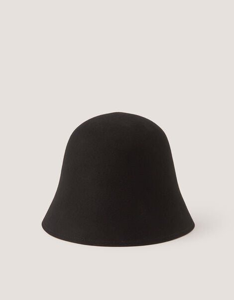 Fae Wool Bucket Hat , Black (BLACK), large